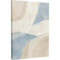 Nxzo Abstract Canvas Wall Art 50 x 70 cm Sand and Blue - Product view