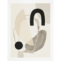 Nxzo Abstract Neutral Wall Art Print 16 x 20 in