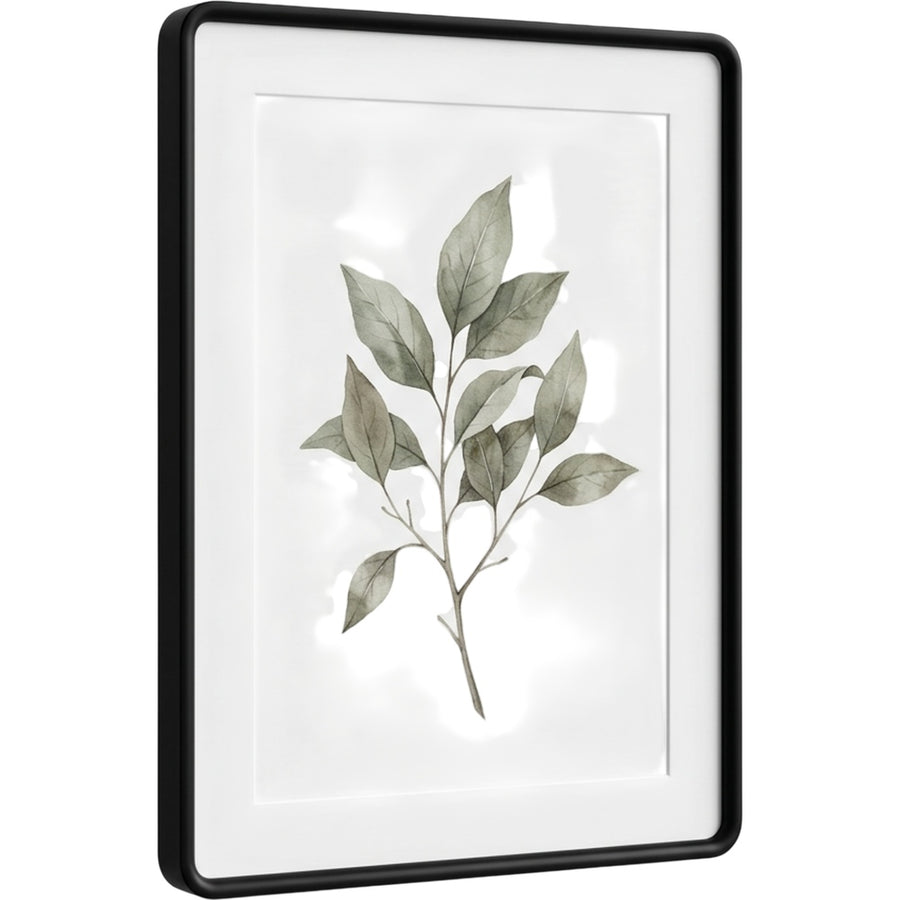 Nxzo Botanical Framed Wall Art 40 x 60 cm Black